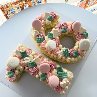 Number cakes at Fox Bakery