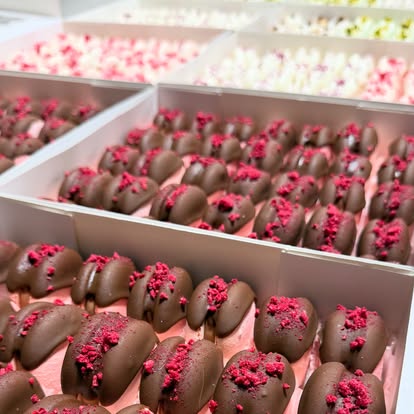 Macaron gift boxes at Fox Bakery
